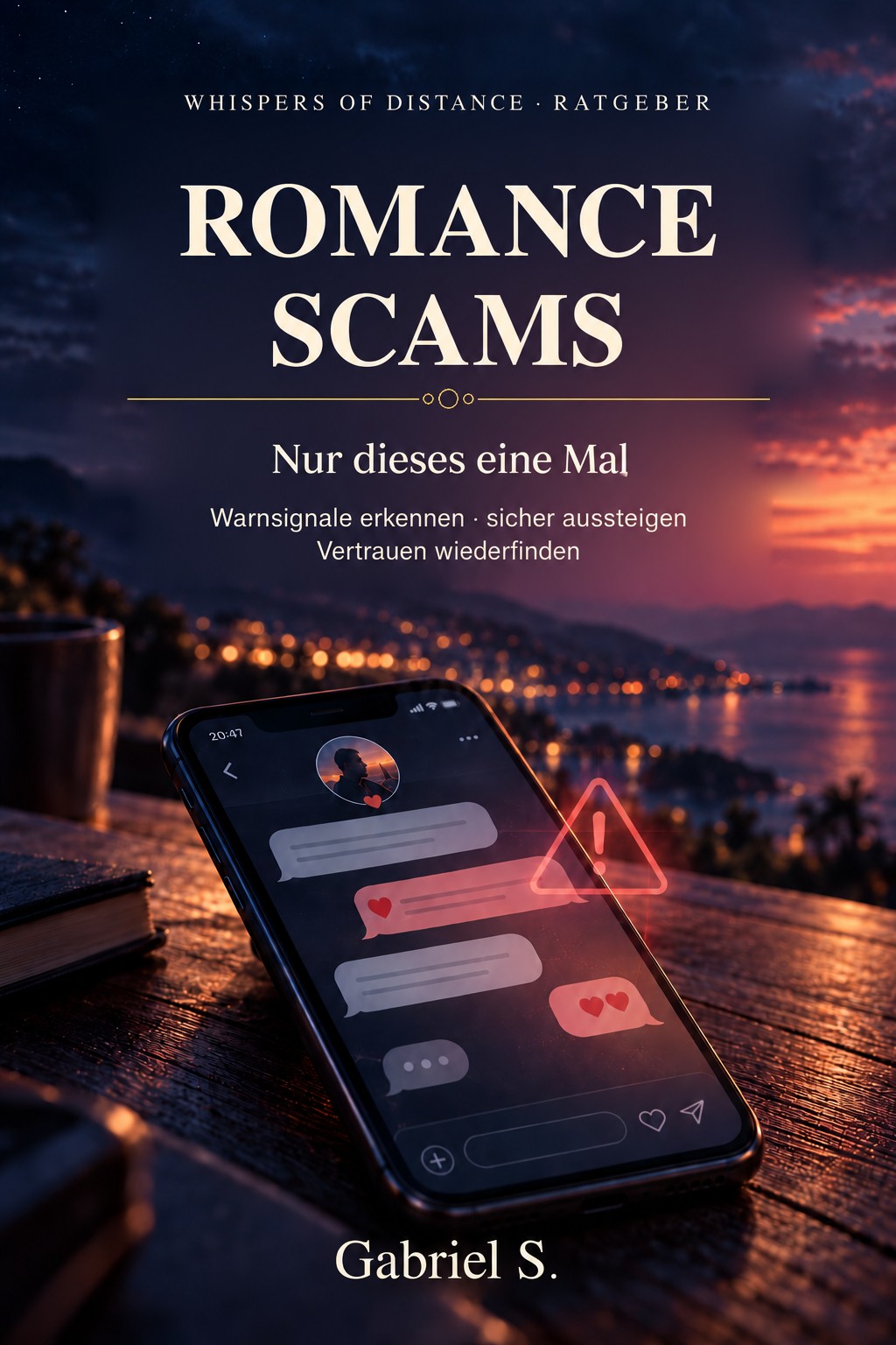 Whispers of Distance — Gabriel Schneider Cover von Romance Scams – Nur dieses eine Mal von Gabriel S.